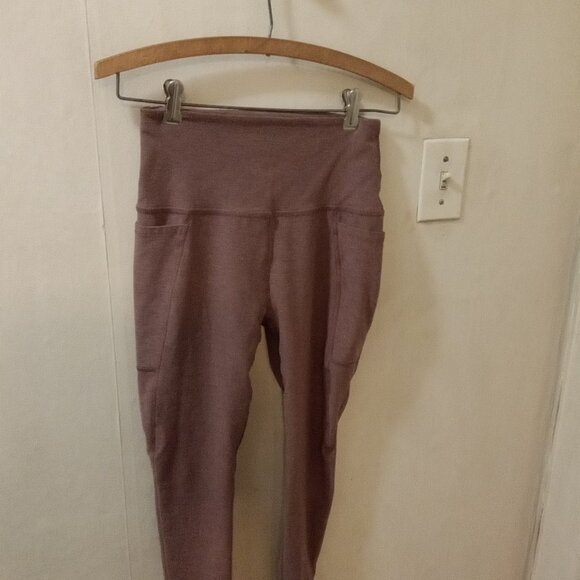 Beyond Yoga Sz M dusty brown/rose Leggings - Picture 4 of 5